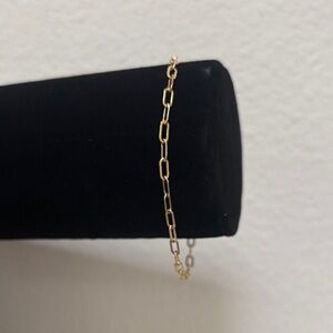 ABLE Delicate Gold-filled paperclip Bracelet
